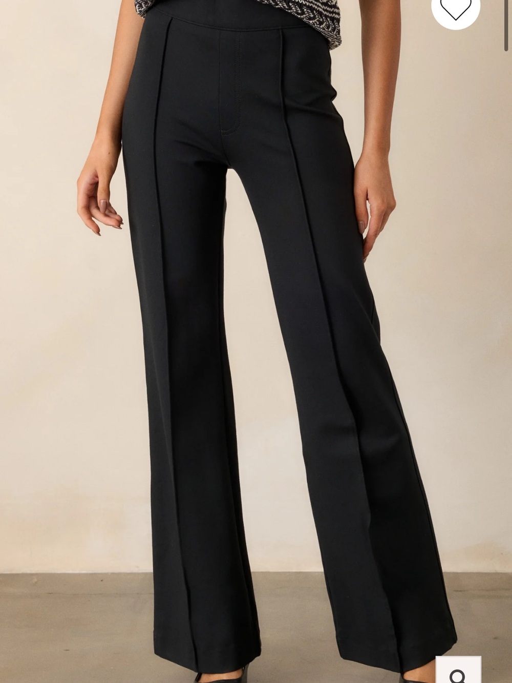 SPANX Sleek Black High-Rise Bootcut Pants XL Petite